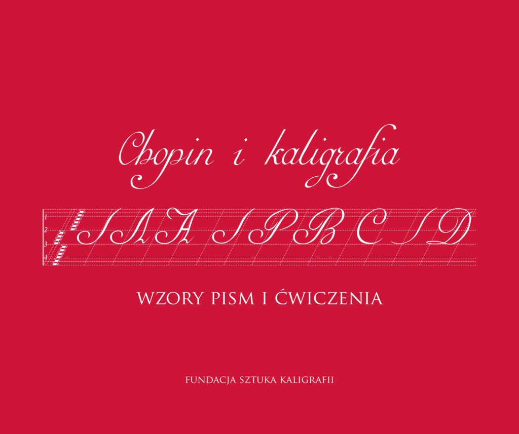 zeszyt do nauki kaligrafii z epoki chopina, kaligrafia, której uczył się chopin